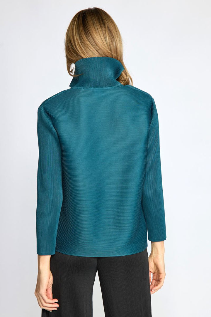 Parisian Pleat Top - Spruce