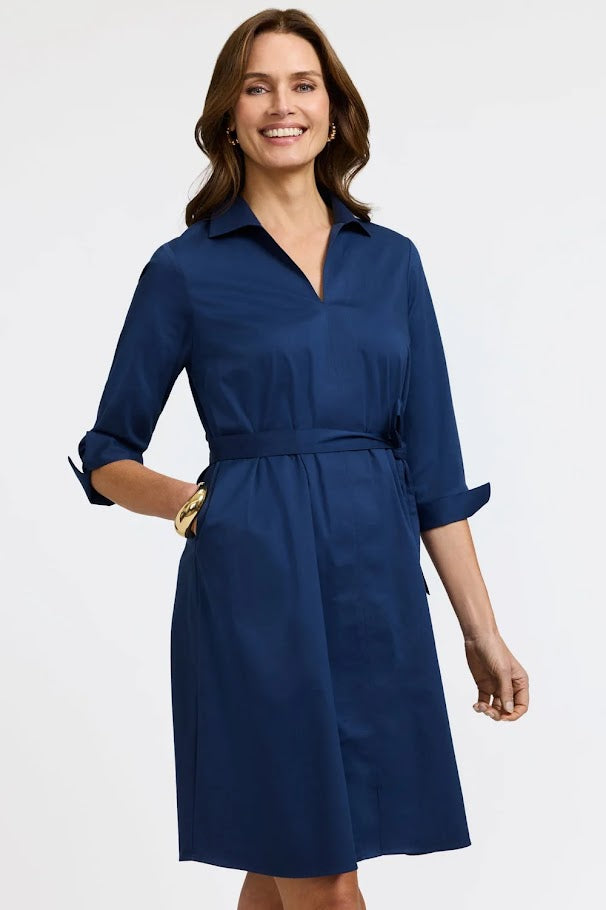 Agnes Dress - Navy