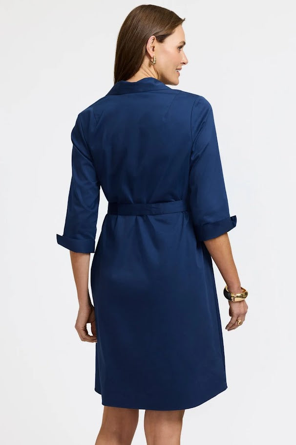 Agnes Dress - Navy