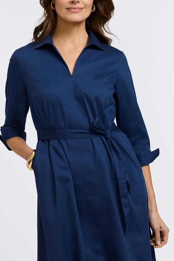 Agnes Dress - Navy