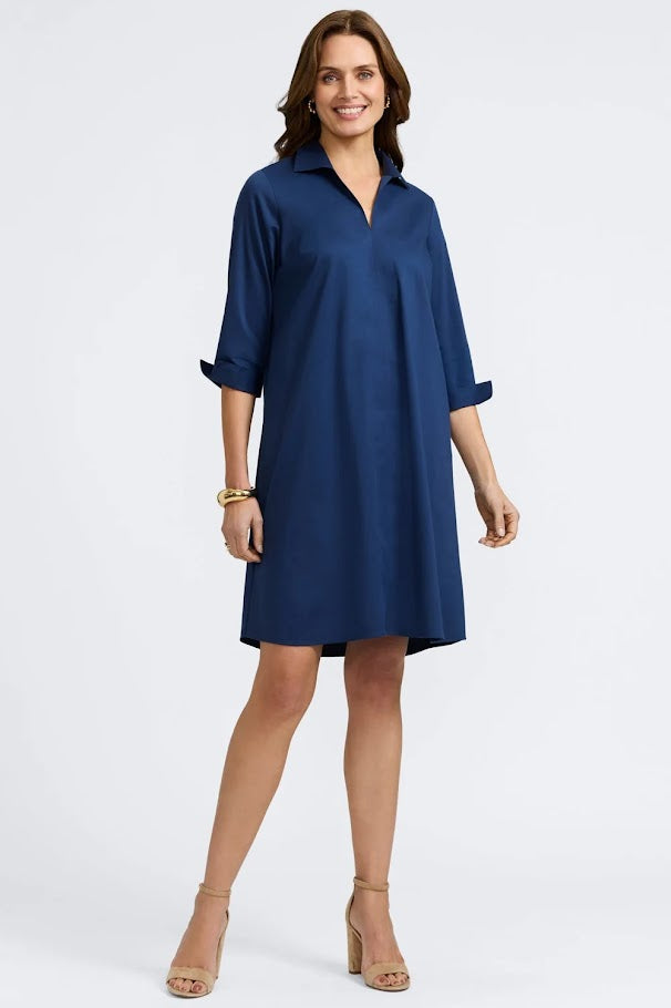 Agnes Dress - Navy