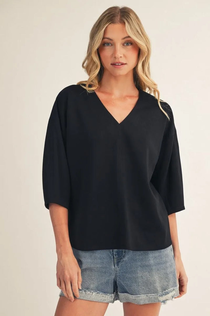 My Go To Top - Black
