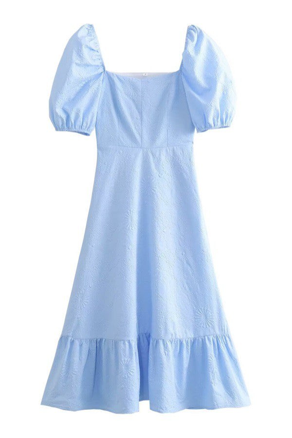 The Monica Dress - Light Blue