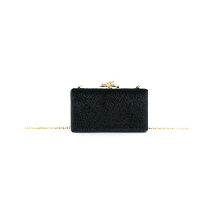 Velvet Clutch - Black