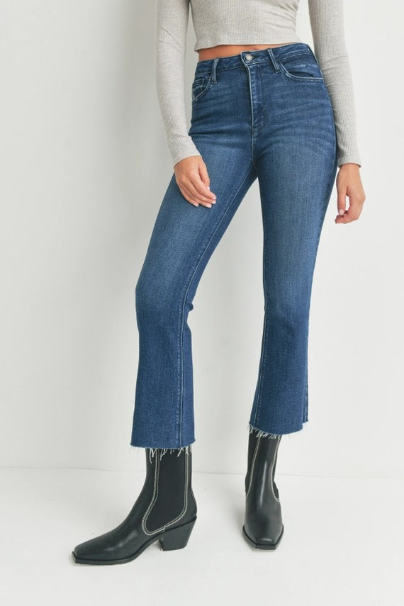 Slim Straight HR Jeans - Dark Denim