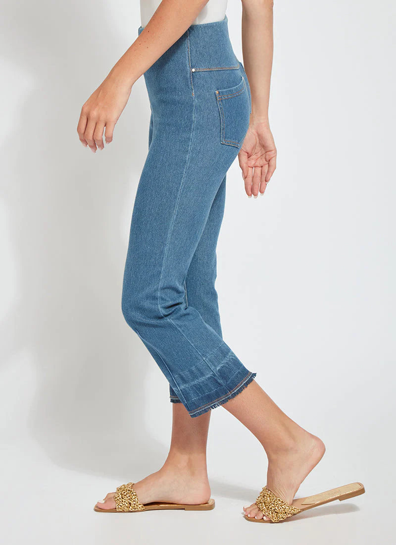 Daria Cropped Denim - Mid Wash