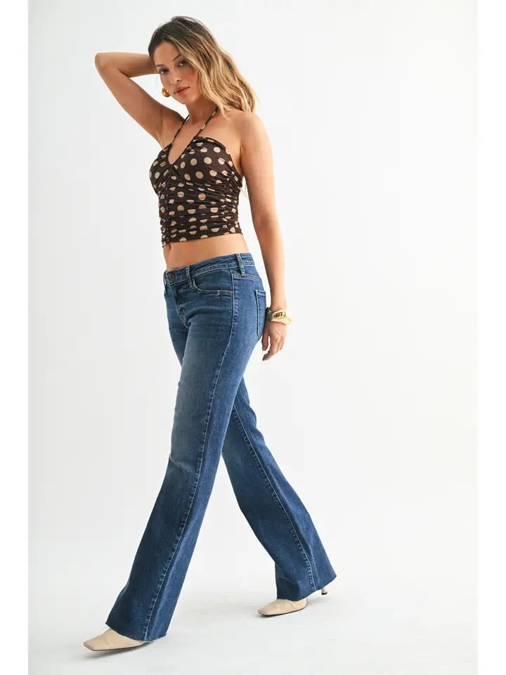 Vintage Low Rise Bootcut Jean - Dark Denim