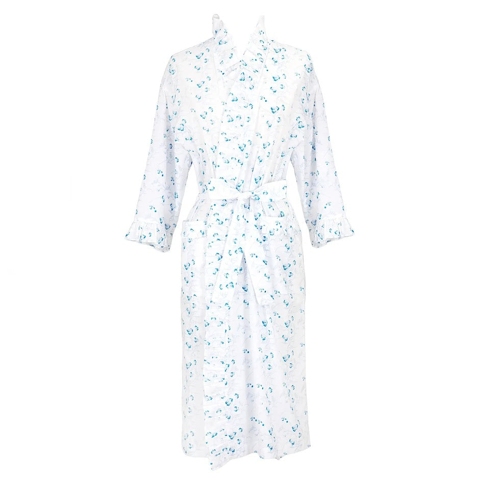 Lily Nightgown/Robe Set - Blue