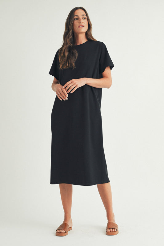 Lisa T Shirt Dress - Black