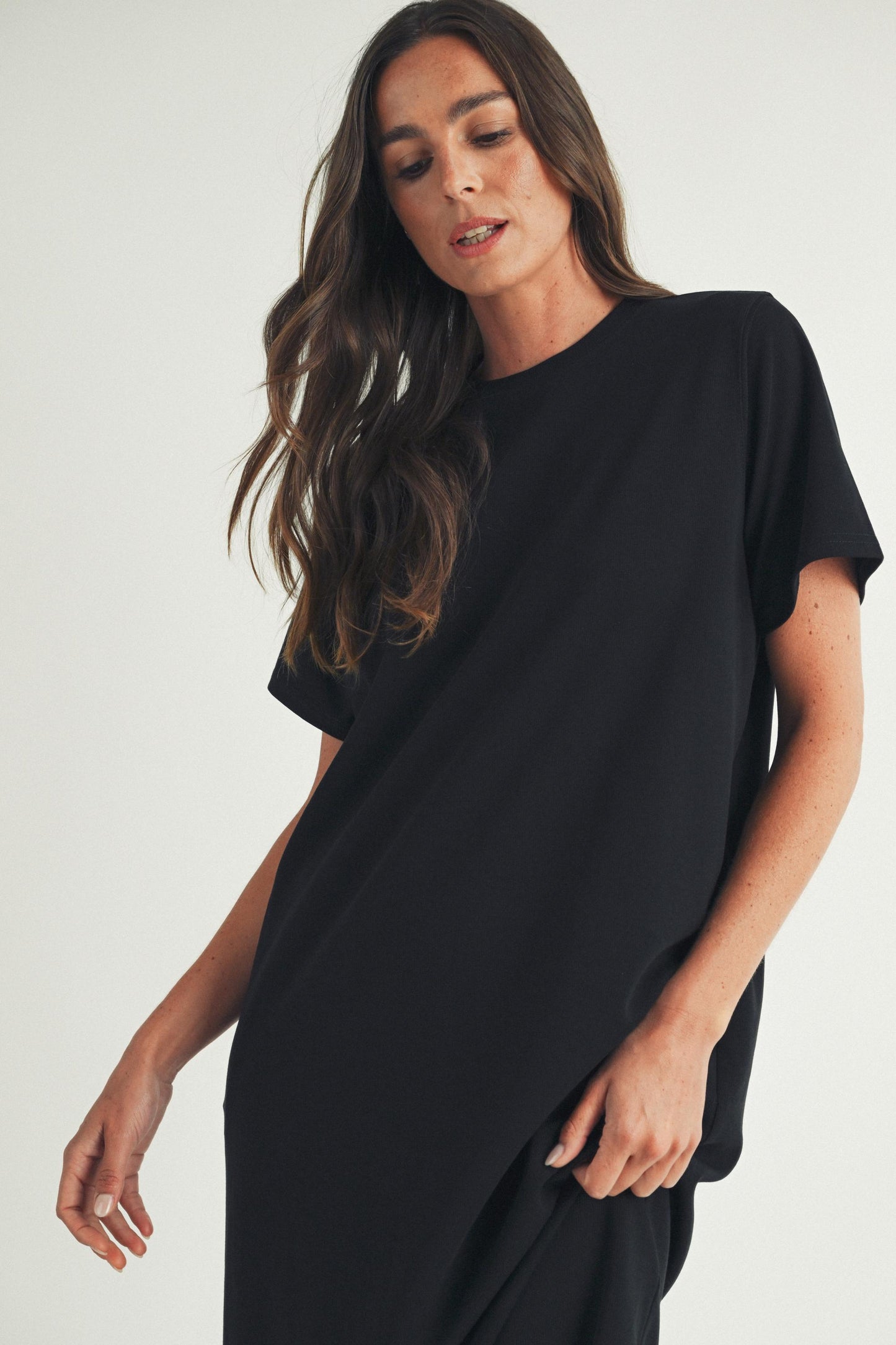 Lisa T Shirt Dress - Black