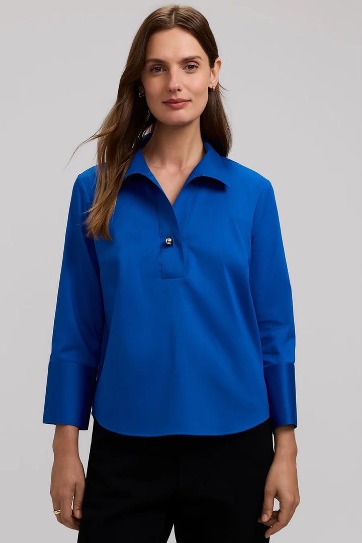 Catalina Popover Shirt - Savory Blue