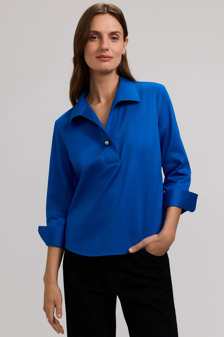 Catalina Popover Shirt - Savory Blue