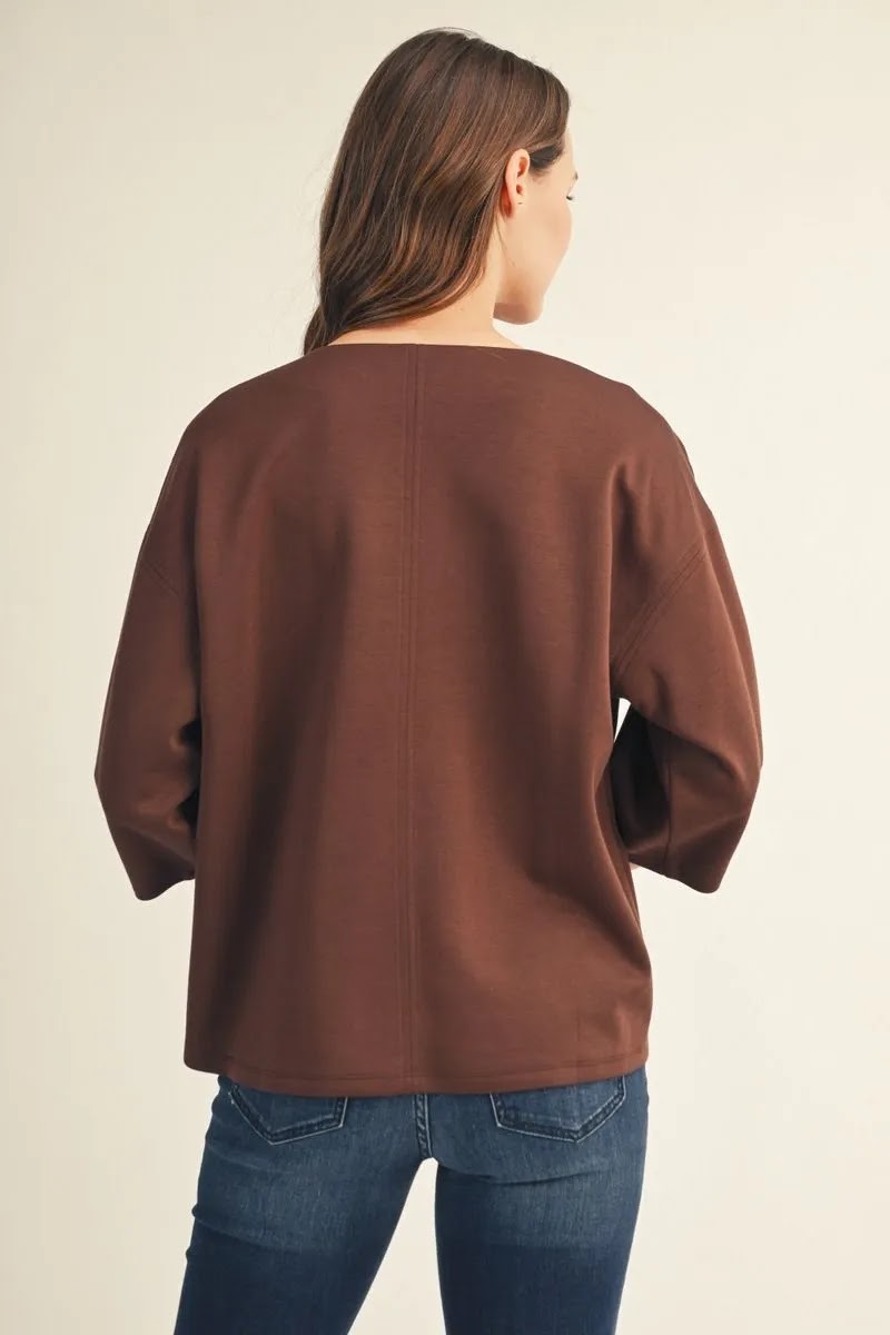 My Go To Top - Brown