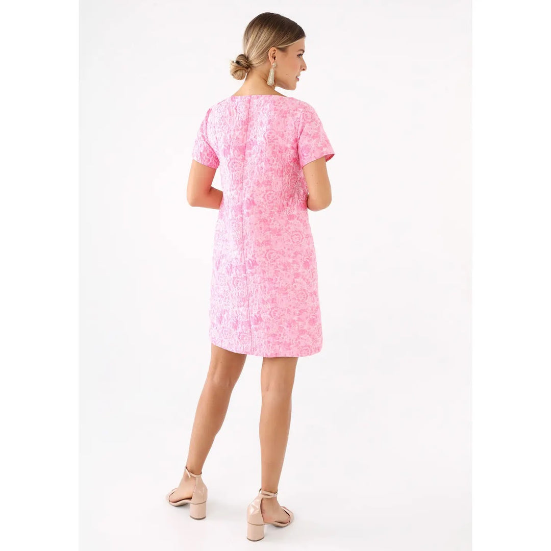 Lulu Dress - Pink Bubble