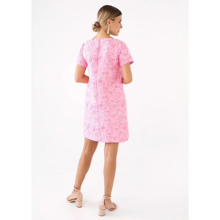 Lulu Dress - Pink Bubble