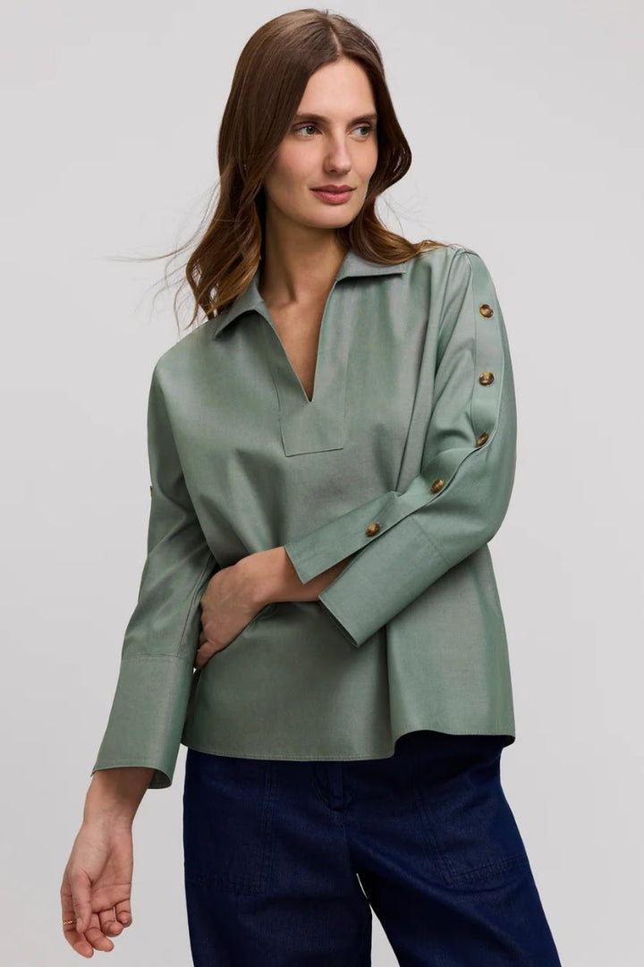 Lainey Blouse - Soft Olive
