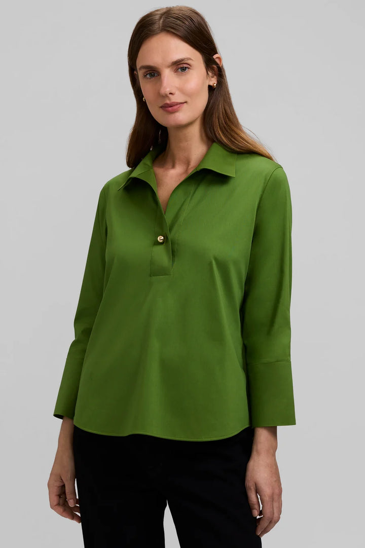 Catalina Popover Shirt - Moss