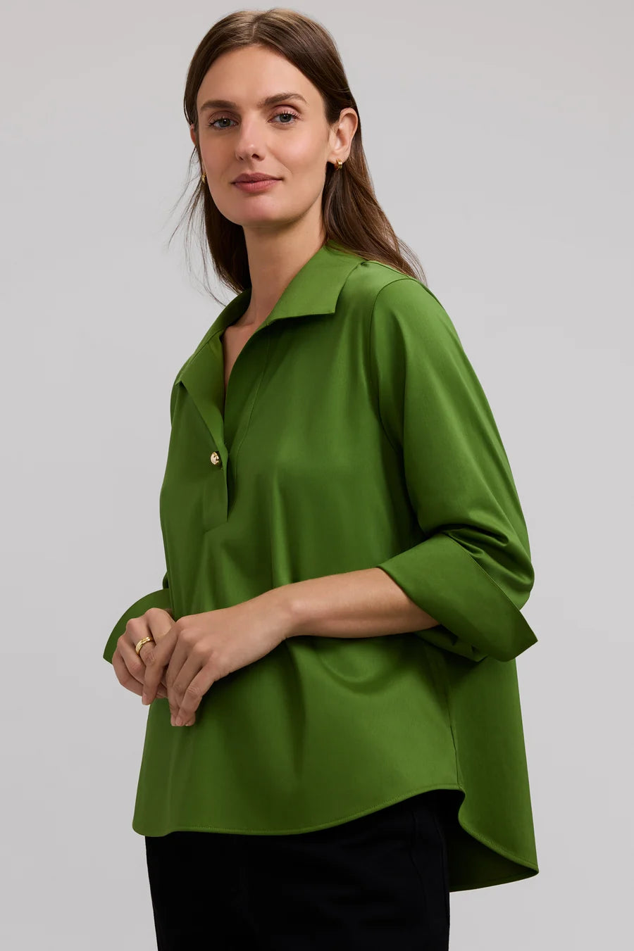 Catalina Popover Shirt - Moss
