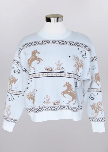Montana Sweater - White Taupe