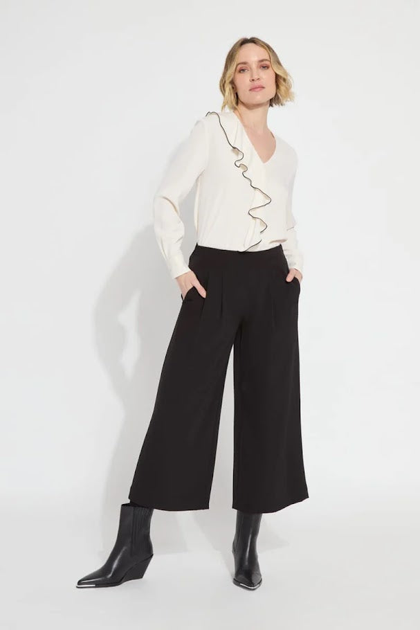 Marianne Ruffle Blouse - Chalk