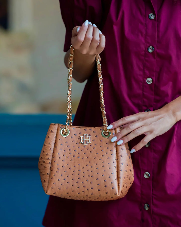 Lainey Mini Tote - Saddle