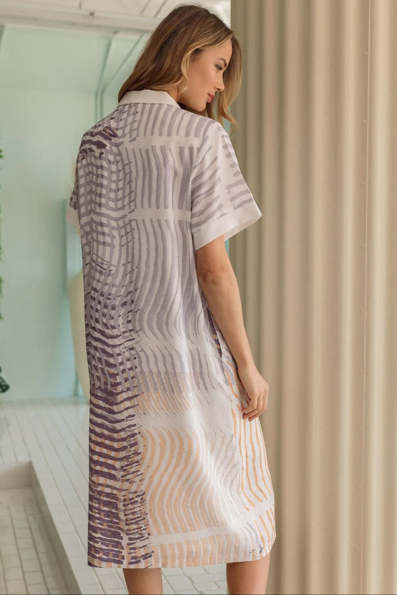 Jay Linen Dress - White