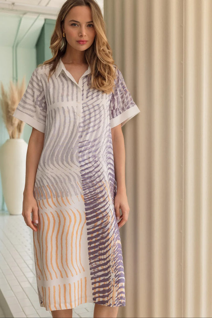 Jay Linen Dress - White