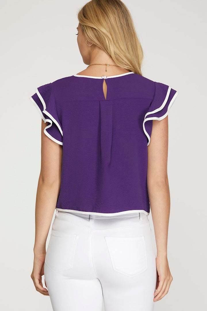 Game Day Top - Purple
