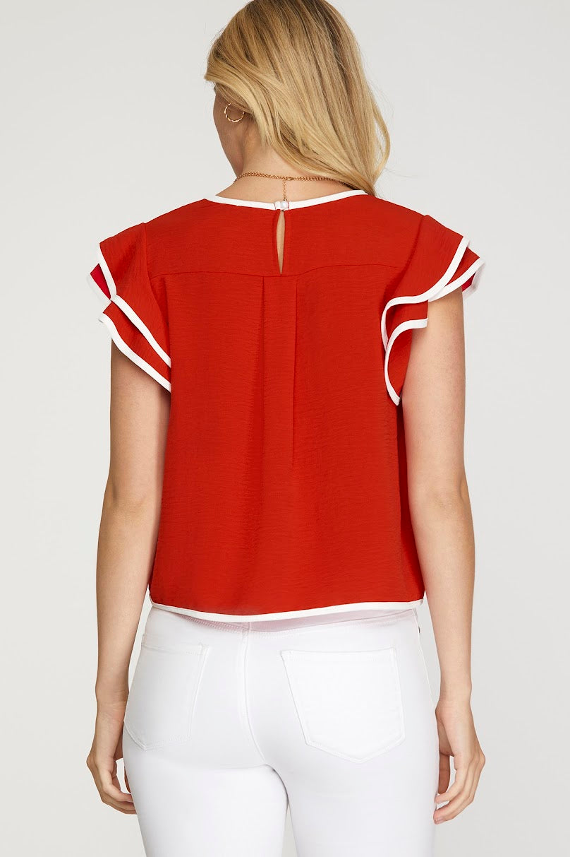 Game Day Top - Red