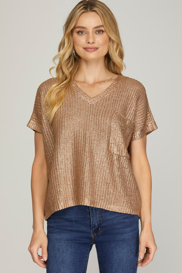Addison Sweater - Mocha Gold