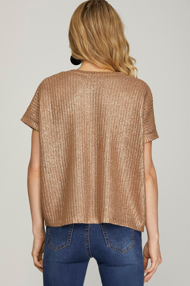 Addison Sweater - Mocha Gold