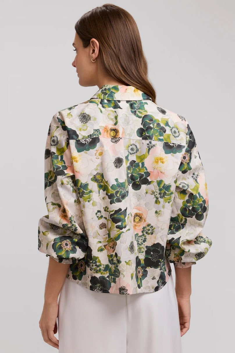 Vivienne Bouquet Shirt - White Multi