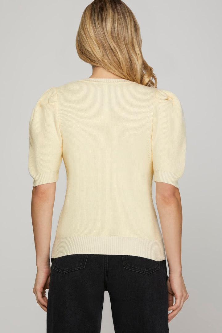 The Amelie Sweater - Cream