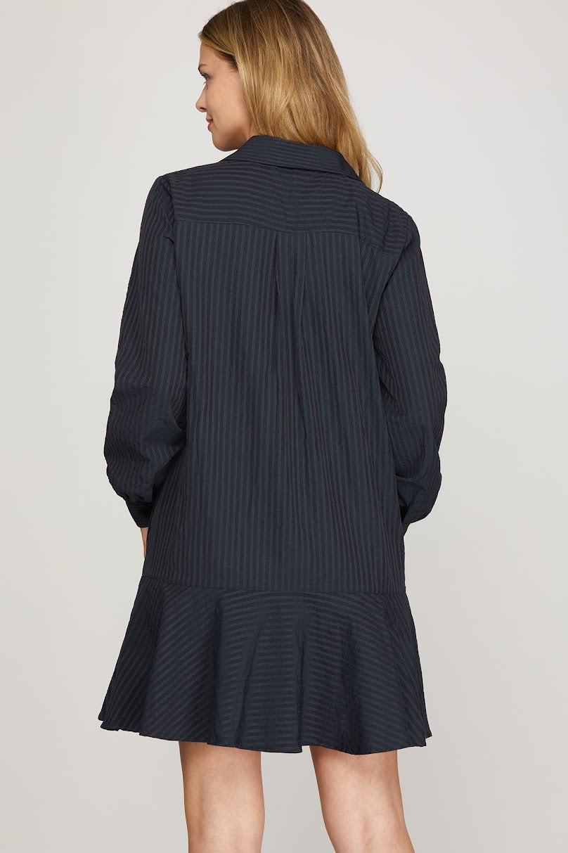Wendy Mini Dress - Navy