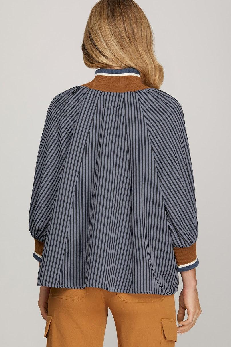 Calista Top - Navy
