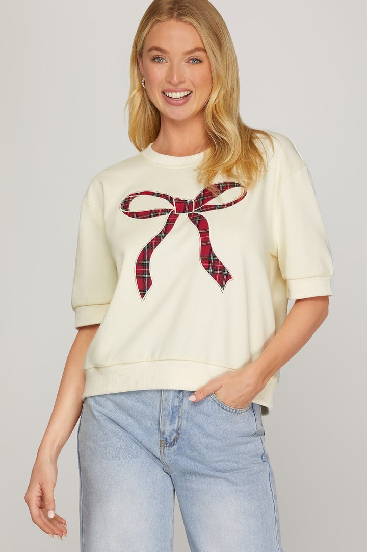 All Wrapped Up  Top - Cream