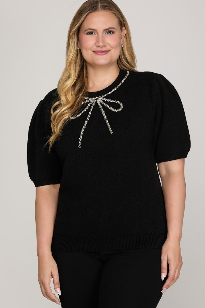 It's A Wrap Sweater - Black