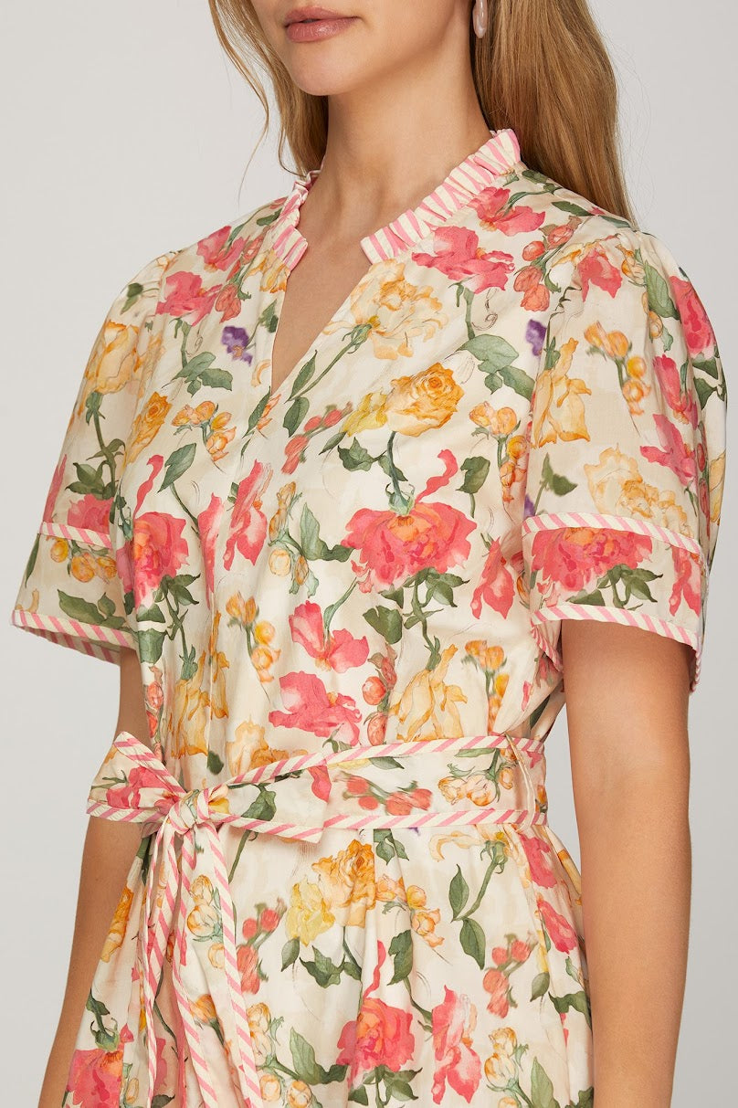 Eva Mini Dress - Cream