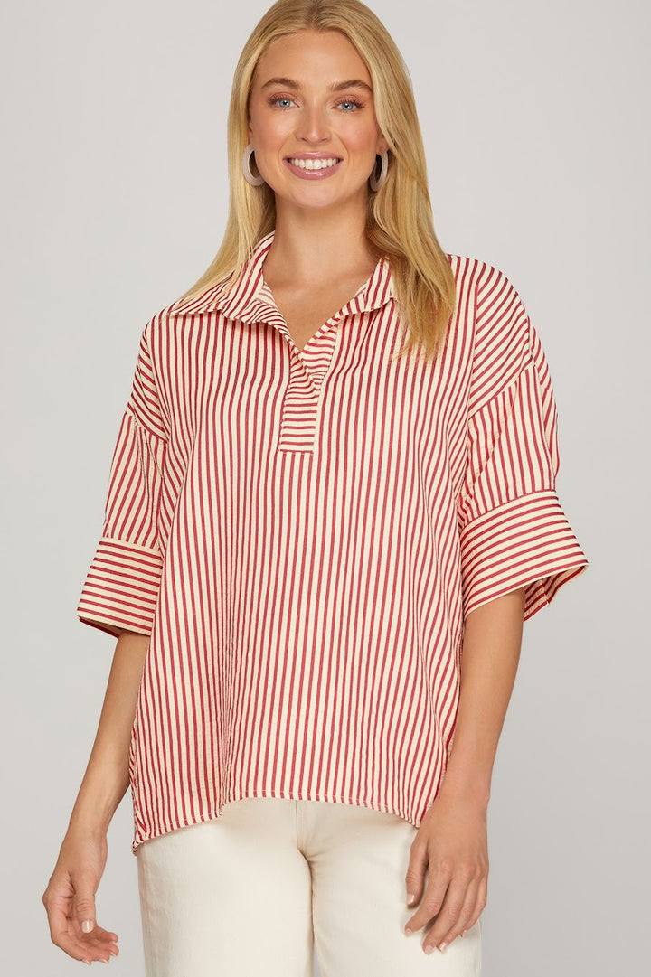 Claire Top - Red