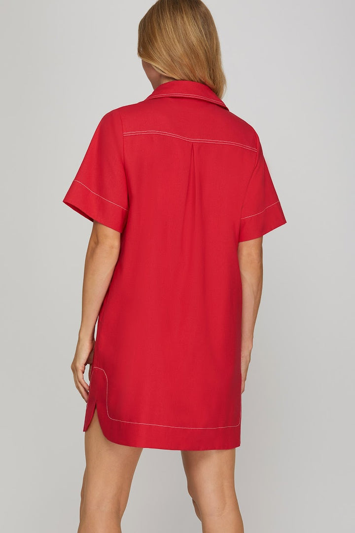 Rachelle Dress - Red