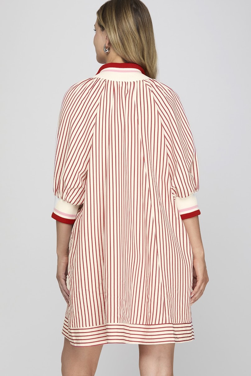 Roxann Mini Dress - Red