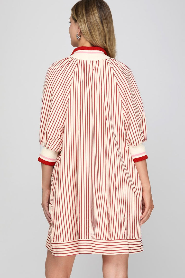 Roxann Mini Dress - Red