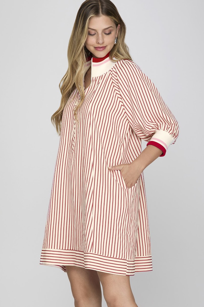 Roxann Mini Dress - Red