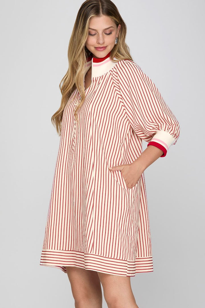 Roxann Mini Dress - Red