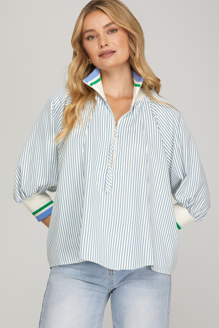 Roxann Top - Blue