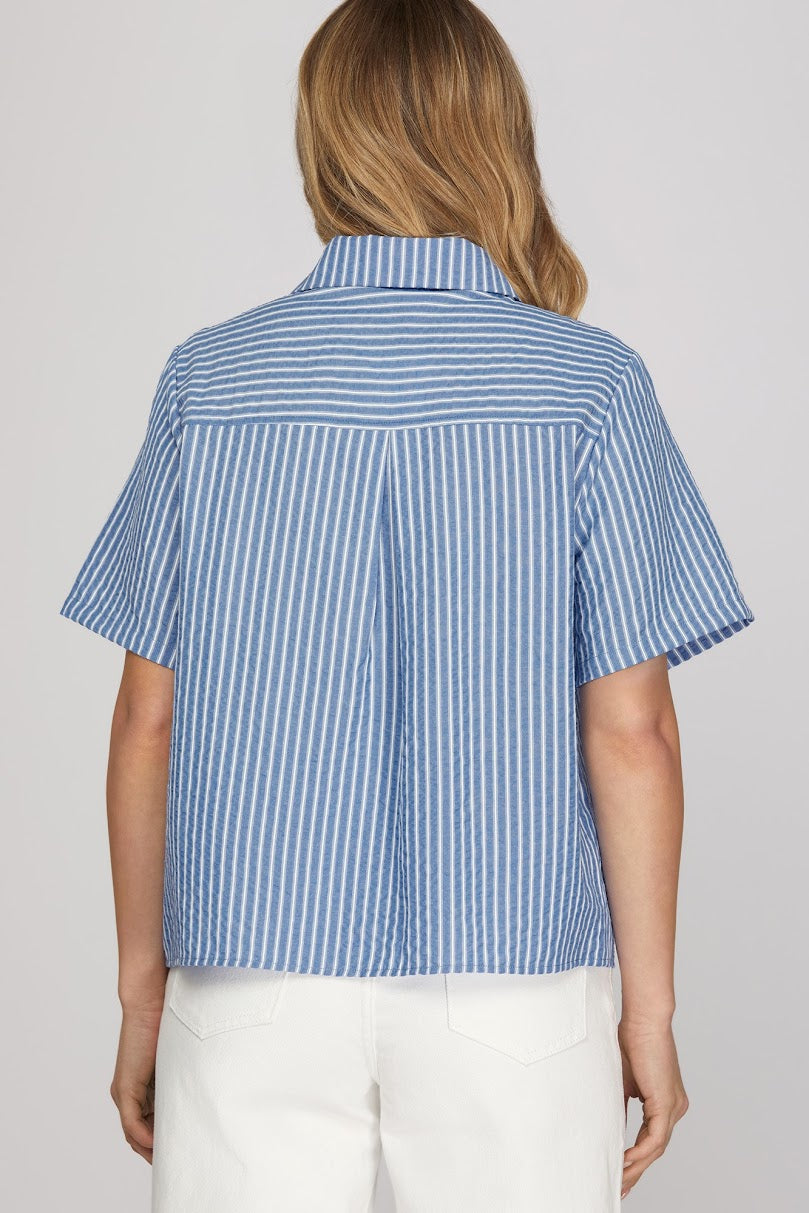 Evie Shirt - Blue