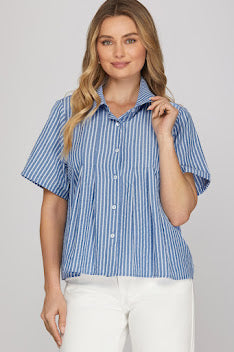 Evie Shirt - Blue