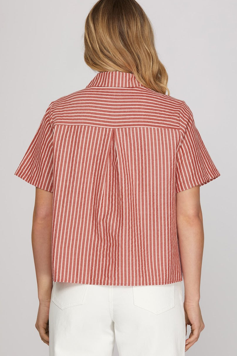 Evie Shirt - Red