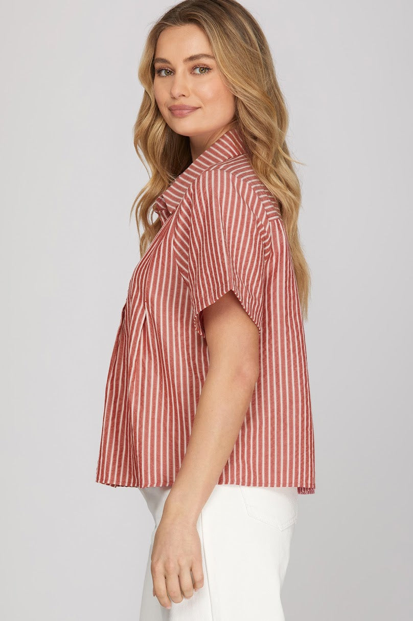 Evie Shirt - Red