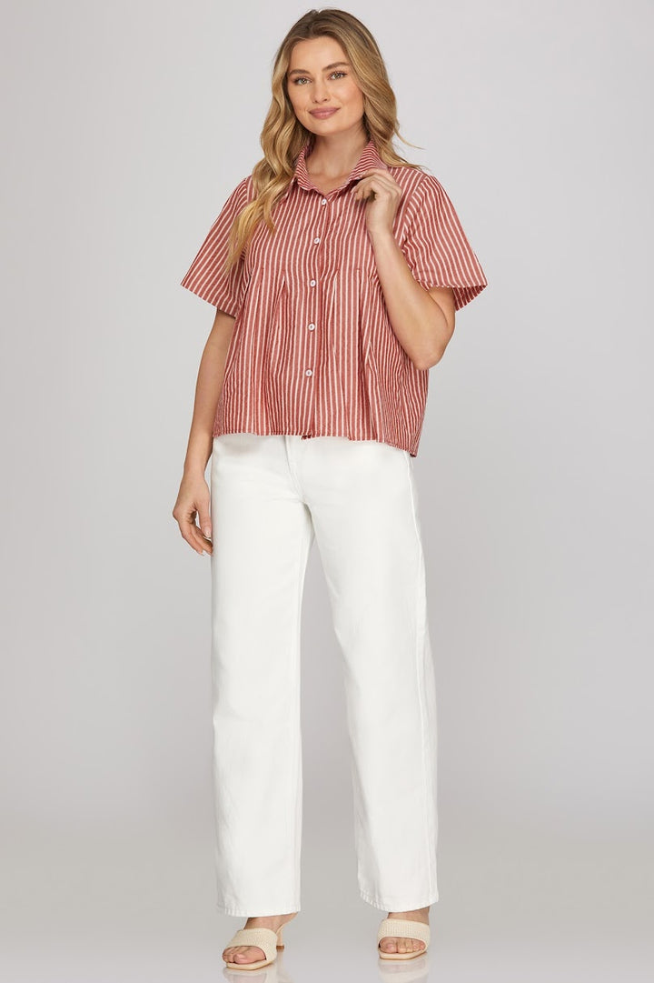 Evie Shirt - Red
